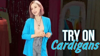 Try on Cardigans without T-shirts | Inspiring images