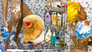 MY CORRECTIVE ACNE & ????STRAWBERRY SKIN SHOWER ROUTINE | Esi Rhule