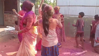 8. Gaon Ki Jabardast Holi Putai video/family with Holi video/Holi vlog 2023/happy holi/Holi putai