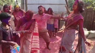 9. Gaon Ki Jabardast Holi Putai video/family with Holi video/Holi vlog 2023/happy holi/Holi putai