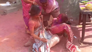 10. Gaon Ki Jabardast Holi Putai video/family with Holi video/Holi vlog 2023/happy holi/Holi putai