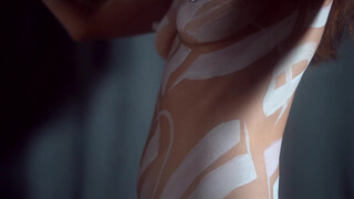 8. Body Painted with White Ink