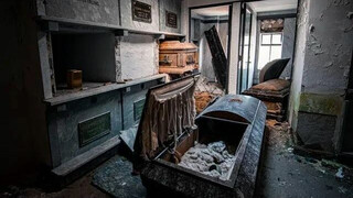 Abandoned Mausoleum Crumbling w/ Bodies Remaining Inside/ 100s Of Bodies Still Unclaimed!!!!