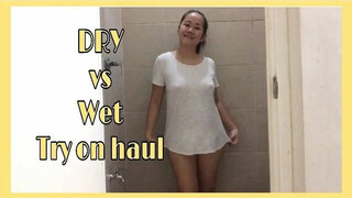 WET VS DRY SEE THROUGH/ TRANSPARENT CLOTHES, HEY BABE