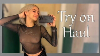See-Through Try On Haul | Transparent Clothes | Try-On Haul At The Mall