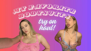 My Favorite Bodysuits | Try On Haul | See through Victoria’s Secret & Shein