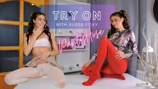 PANTYHOSE TRY ON 4K
