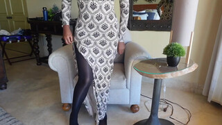 6. ???? Dakota’s Hosiery : Leg Avenue Black Suspender Pantyhose | TRY ON HAUL 2023