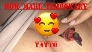 HOW MAKE TEMPORARY TATTO NR02