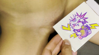 2. That moment when he creates a temporary tattoo on your body