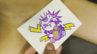 That moment when he creates a temporary tattoo on your body