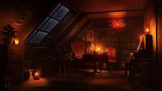 6. Cozy Room Ambience | Heavy Rain & Thunder for Sleeping, Studying and Relaxing