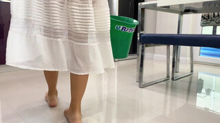 1. Wet cleaning motivation girl | Mop the floor | see through | transparent | Link in comment