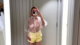 5. Amazing try on haul on yt – dry see tru transparence