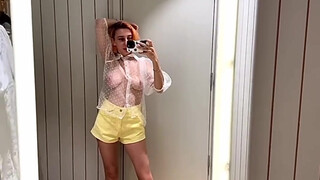 6. Amazing try on haul on yt – dry see tru transparence