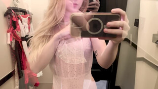 4. SEE THROUGH TRY ON HAUL- Fitting Room