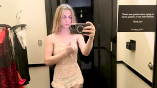 3. SEE THROUGH TRY ON HAUL- Fitting Room