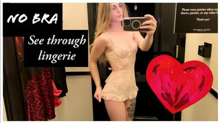 SEE THROUGH TRY ON HAUL- Fitting Room