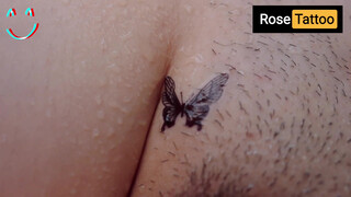 7. TEMPORARY TATTOO | How to Get a Popular Black Butterfly Temporary Tattoo ❤️❤️❤️