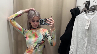 3. See-Through/Transparent Clothes | Try-On Haul At The Mall