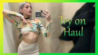 See-Through/Transparent Clothes | Try-On Haul At The Mall