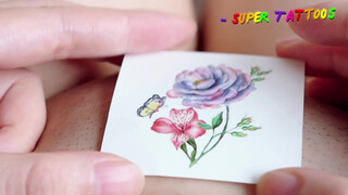 4. |NO.28| Guess where the blooming flowers are???? Temporary Tattoos
