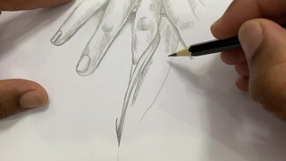 7. Pencil drawing/How to draw a beautiful finger #drawingtutorial #drawingforbeginners #pencildrawing