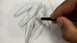 10. Pencil drawing/How to draw a beautiful finger #drawingtutorial #drawingforbeginners #pencildrawing