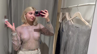 8. See-Through Try On Haul | Transparent Lingerie and Clothes | Try-On Haul At The Mall #18