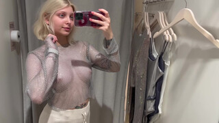 10. See-Through Try On Haul | Transparent Lingerie and Clothes | Try-On Haul At The Mall #18