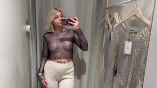 2. See-Through Try On Haul | Transparent Lingerie and Clothes | Try-On Haul At The Mall #18