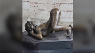 8. #Art Bronze Sculpture WomanNaked