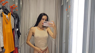 2. See-Through Try On Haul | Transparent Lingerie and Clothes | Try-On Haul At The Mall #21