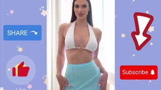 1. Collection of the girl without underwear and the see-through dress. #5