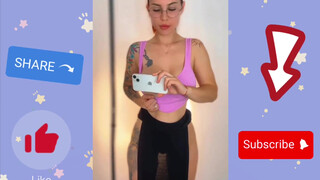 2. Collection of the girl without underwear and the see-through dress. #5