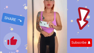 3. Collection of the girl without underwear and the see-through dress. #5