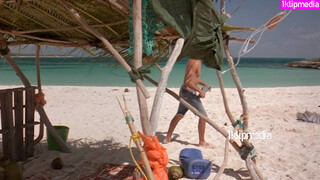 1. English Actress Kelly Brook Film Survival Island Three (2005) – Beach Scene p2