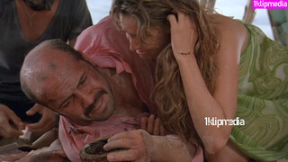 3. English Actress Kelly Brook Film Survival Island Three (2005) – Beach Scene p2