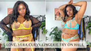 Love Vera +Size/ Curvy Lingerie Mini Try On Haul: Spring Garter Sets