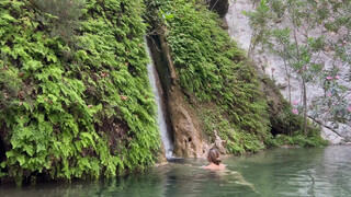 3. SOLO ASMR CAMPING???? LONELY YOUNG GIRL???? WATERFALL AND HEALING SOUNDS OF NATURE⛰