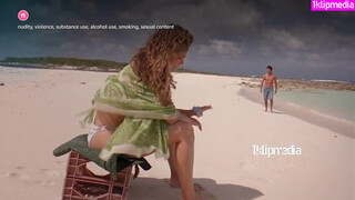 2. English Actress Kelly Brook Film Survival Island Three 2005 Beach Scene