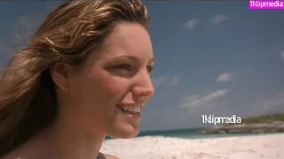 English Actress Kelly Brook Film Survival Island Three 2005 Beach Scene