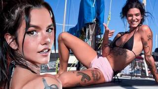 YOGA STRETCHING ON A BOAT | ASMR