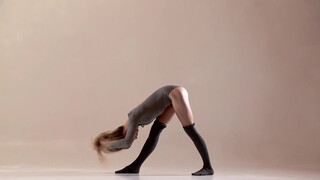 4. Flexible Gymnast stretching