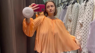 7. Transparent and Seethrough Clothes and Lingerie Try On haul At the mall #4