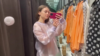 10. Transparent and Seethrough Clothes and Lingerie Try On haul At the mall #4