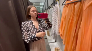 3. Transparent and Seethrough Clothes and Lingerie Try On haul At the mall #4