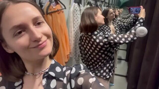 Transparent and Seethrough Clothes and Lingerie Try On haul At the mall #4