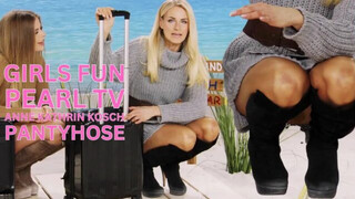 Pearl TV Anne Kathrin Kosch Exploring Luggage Wearing Pantyhose Best Bits 4K HD #pearltv #outtakes