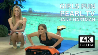 PEARL TV Outtakes Getting Fit with Jana Hartmann! Testing Vibrating Plates in ENHANCED 4K HD